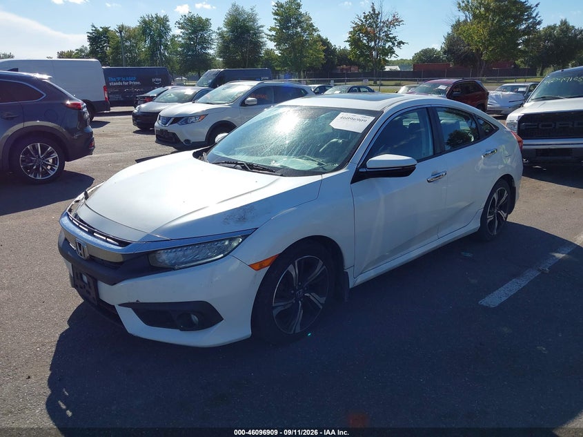 Vin: 19xfc1f96ge224047, lot: 46596567, honda civic touring 20162