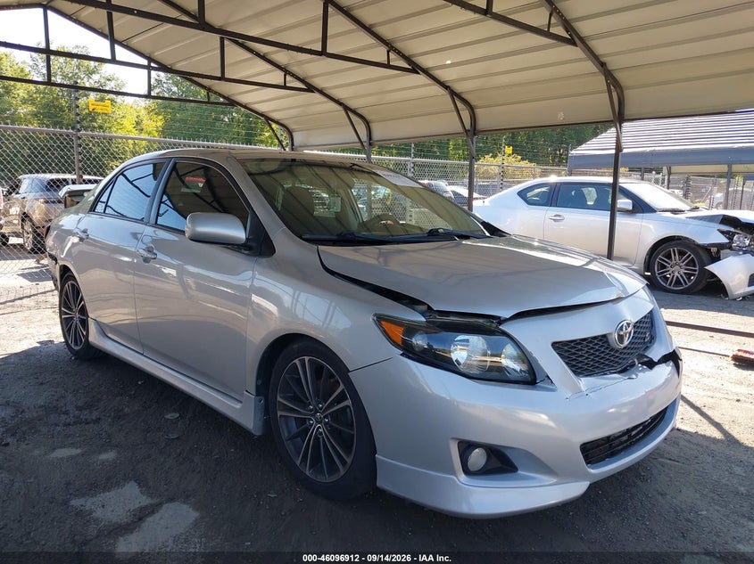 Vin: 2t1bu4eexac458371, lot: 46596570, toyota corolla s 2010 img_1