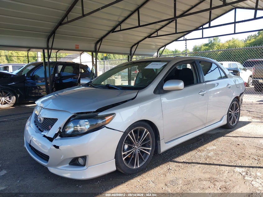 Vin: 2t1bu4eexac458371, lot: 46596570, toyota corolla s 20102
