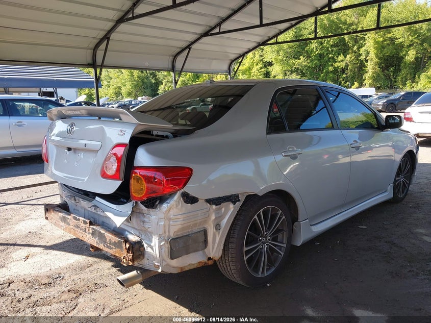 Vin: 2t1bu4eexac458371, lot: 46596570, toyota corolla s 20104