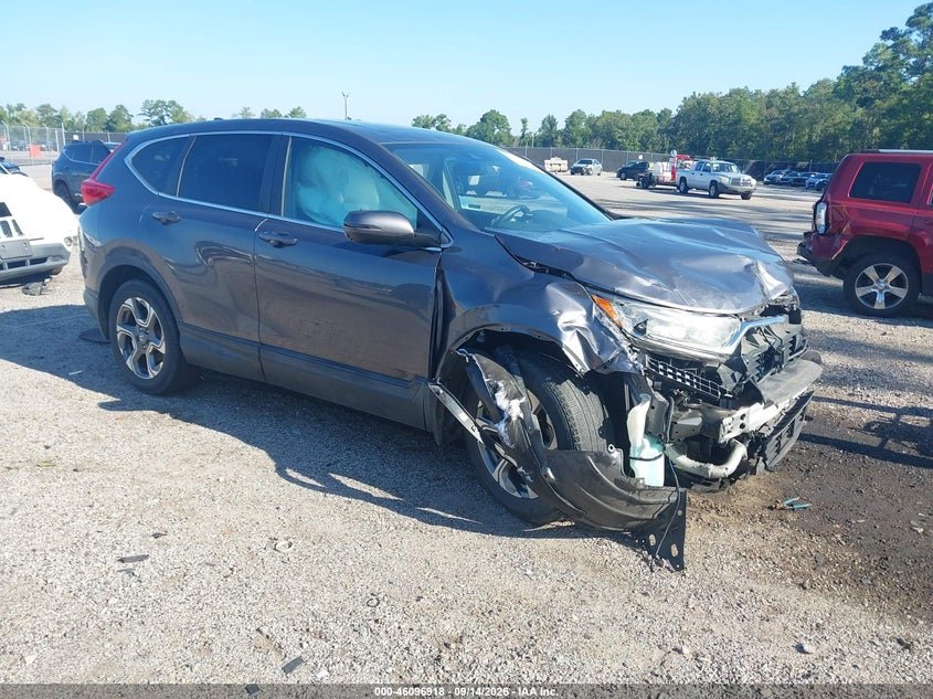 2019 Honda Cr-V Ex, Перёд, IAAI, VIN 2HKRW1H57KH507382