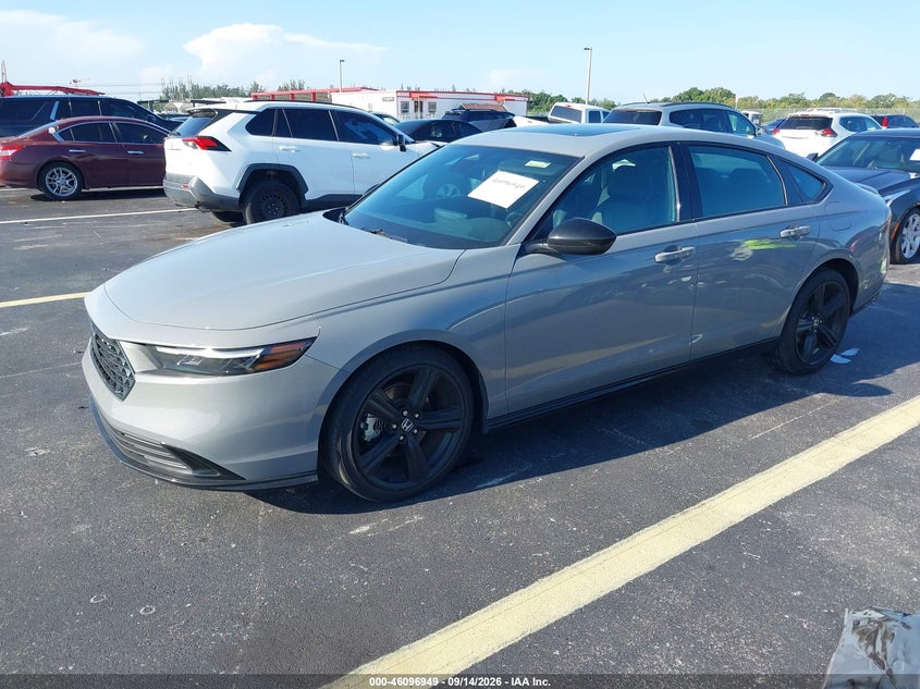 Vin: 1hgcy2f76sa053242, lot: 46596607, honda accord hybrid sport-l 20252