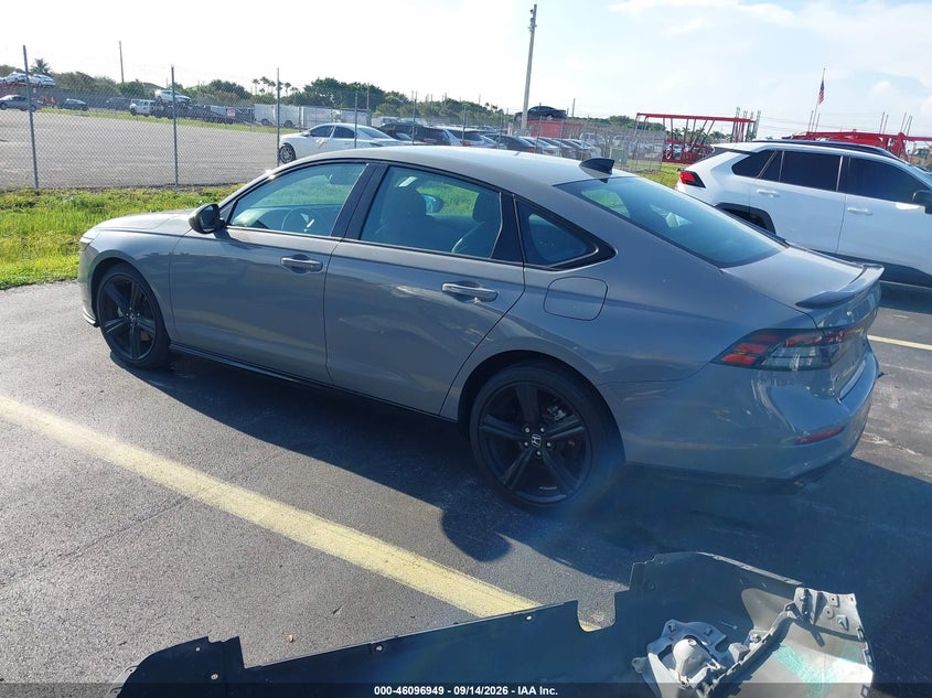 Vin: 1hgcy2f76sa053242, lot: 46596607, honda accord hybrid sport-l 20253