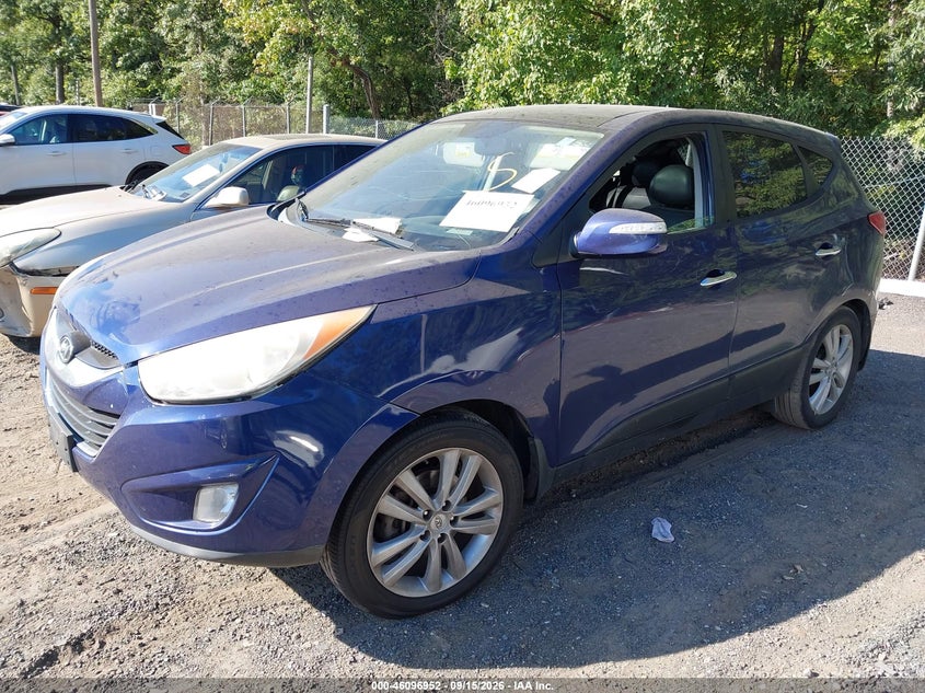 Vin: km8jucac6bu155887, lot: 46596610, hyundai tucson limited 20112