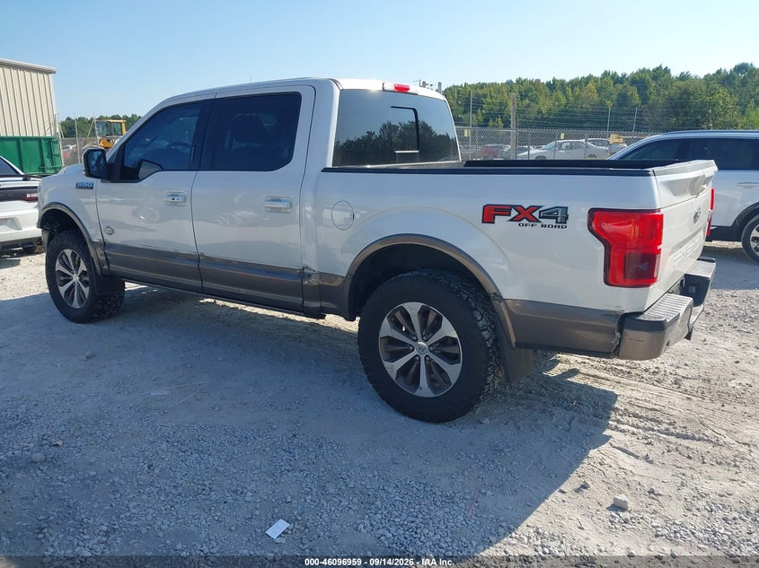 Vin: 1ftew1e53jfc25333, lot: 46596617, ford f-150 king ranch 20183
