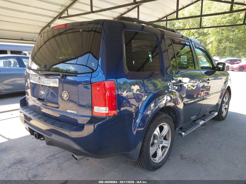 Vin: 5fnyf4h5xfb014846, lot: 46596622, honda pilot ex-l 20154