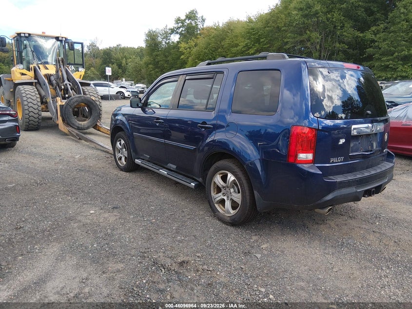 Vin: 5fnyf4h5xfb014846, lot: 46596622, honda pilot ex-l 20153