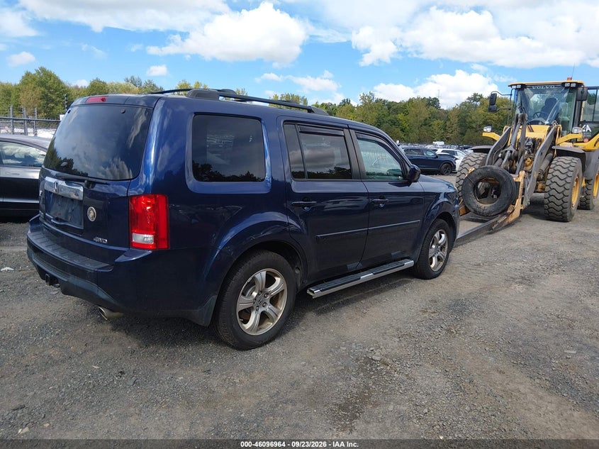 Vin: 5fnyf4h5xfb014846, lot: 46596622, honda pilot ex-l 20154