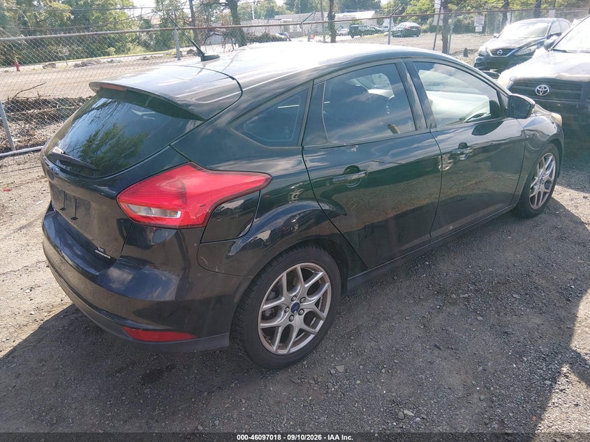 Vin: 1fadp3k28fl361079, lot: 46596676, ford focus se 20154