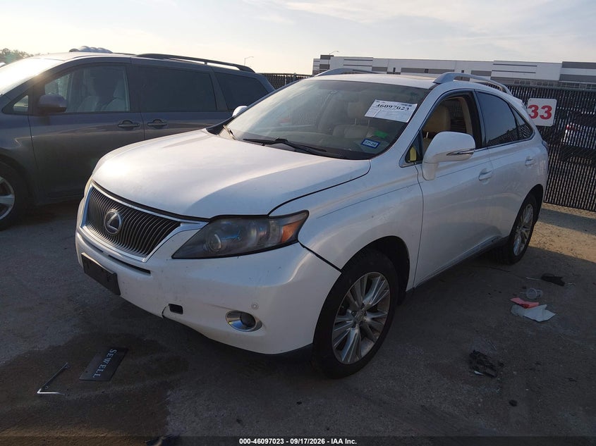 Vin: jtjbc1ba8a2403545, lot: 46596681, lexus rx 450h 20102