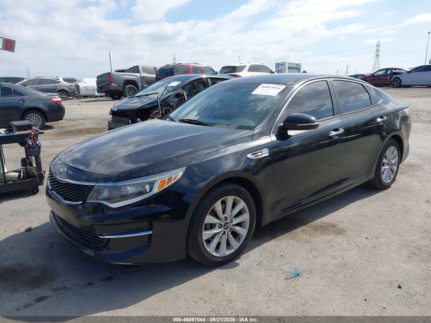 Vin: 5xxgt4l35jg264351, lot: 46596702, kia optima lx 20182
