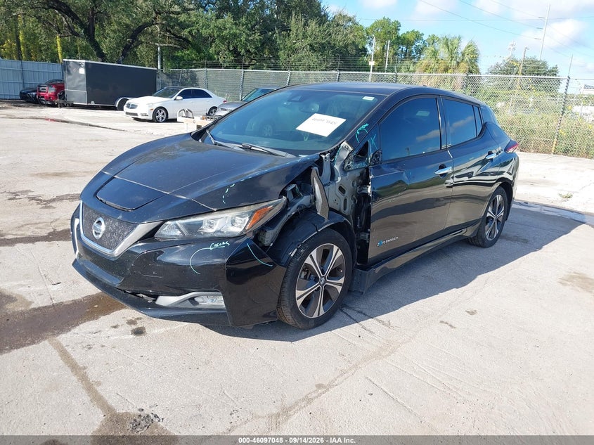 Vin: 1n4az1cp8jc316731, lot: 46596706, nissan leaf sl 20182