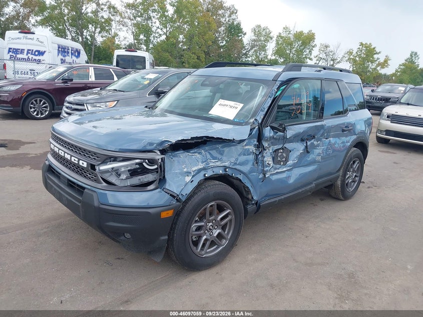 Vin: 3fmcr9bn8sre01259, lot: 46596717, ford bronco sport big bend 20252
