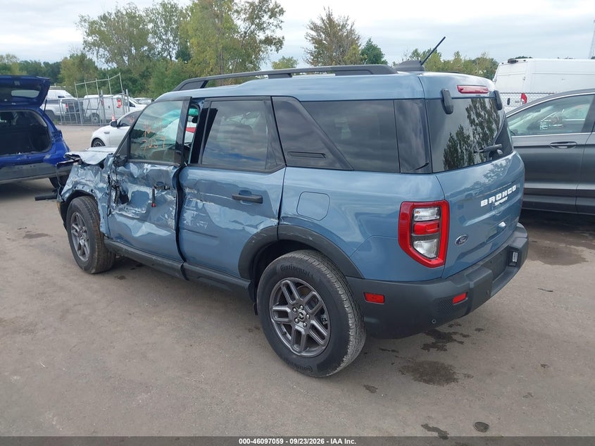Vin: 3fmcr9bn8sre01259, lot: 46596717, ford bronco sport big bend 20253