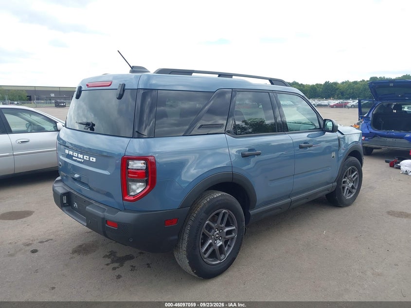 Vin: 3fmcr9bn8sre01259, lot: 46596717, ford bronco sport big bend 20254