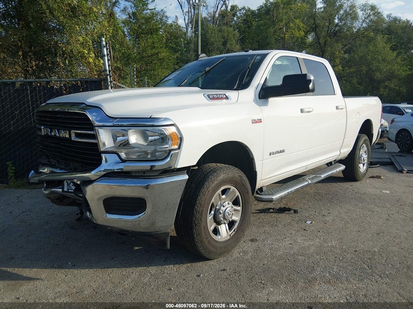 Vin: 3c6ur5dj9mg674549, lot: 46596720, ram 2500 big horn  4x4 6'4 box 20212