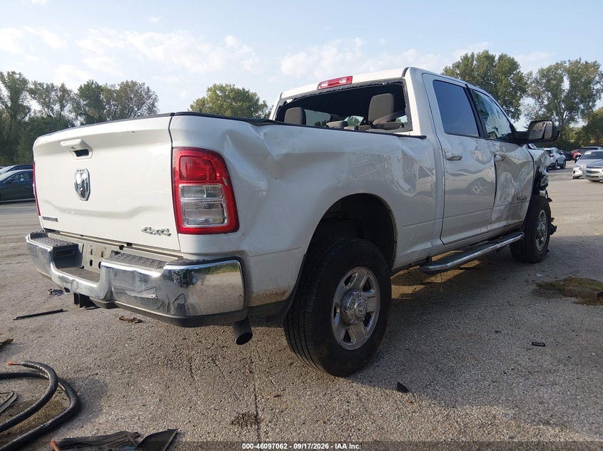 Vin: 3c6ur5dj9mg674549, lot: 46596720, ram 2500 big horn  4x4 6'4 box 20214