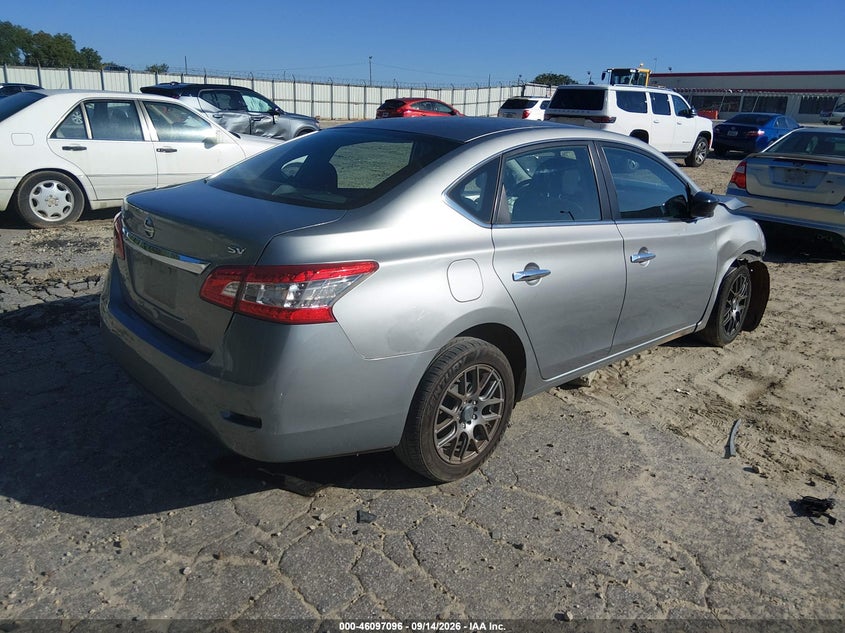 Vin: 3n1ab7ap9ey248170, lot: 46596754, nissan sentra fe+ s/fe+ sv/s/sl/sr/sv 20144