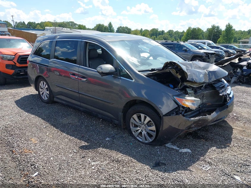 Vin: 5fnrl5h69eb028117, lot: 46596765, honda odyssey ex-l 2014 img_1