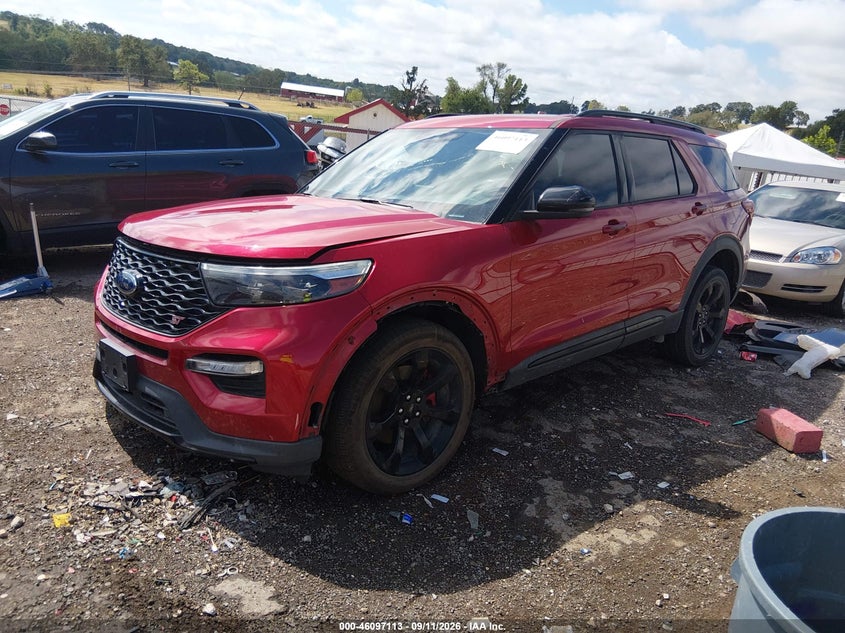 Vin: 1fm5k8gc8lga27162, lot: 46596771, ford explorer st 20202