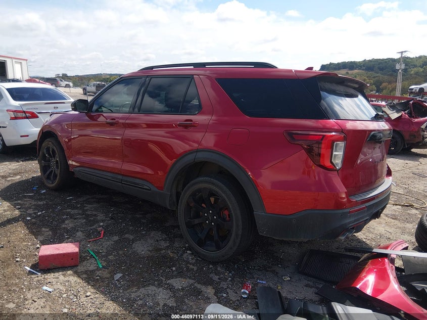 Vin: 1fm5k8gc8lga27162, lot: 46596771, ford explorer st 20203