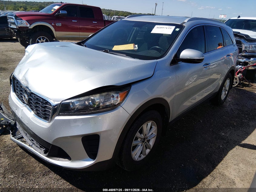 Vin: 5xypg4a32kg434833, lot: 46596784, kia sorento 2.4l lx 20192
