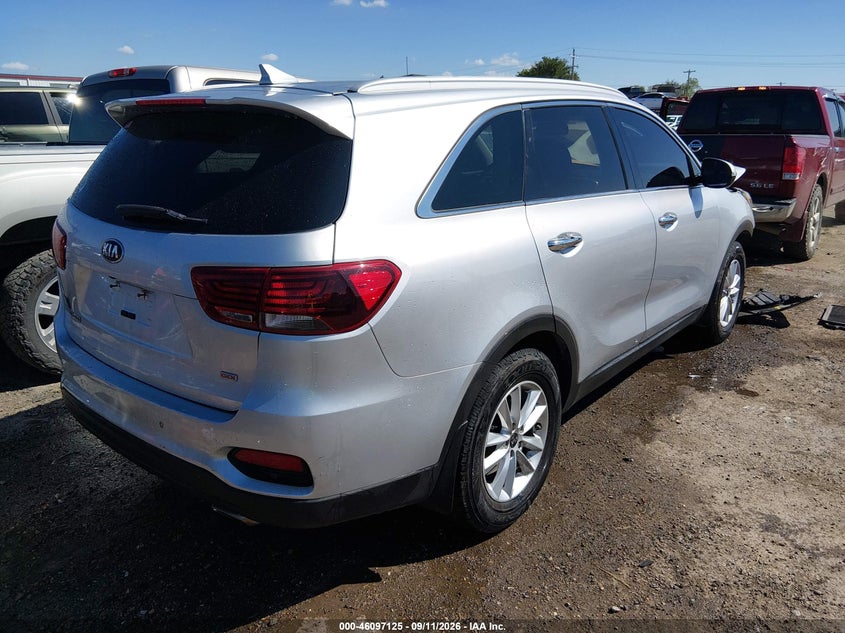 Vin: 5xypg4a32kg434833, lot: 46596784, kia sorento 2.4l lx 20194