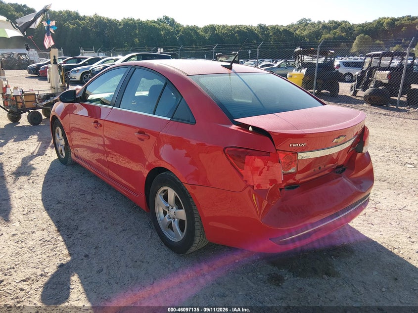 Vin: 1g1pc5sb4e7390478, lot: 46596793, chevrolet cruze 1lt auto 20143