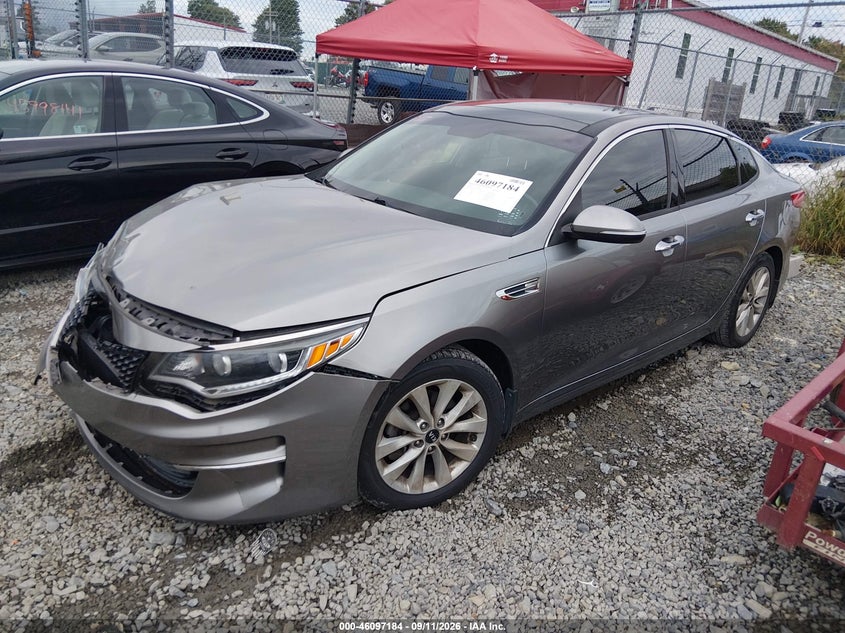 Vin: 5xxgu4l36gg107725, lot: 46596842, kia optima ex 20162