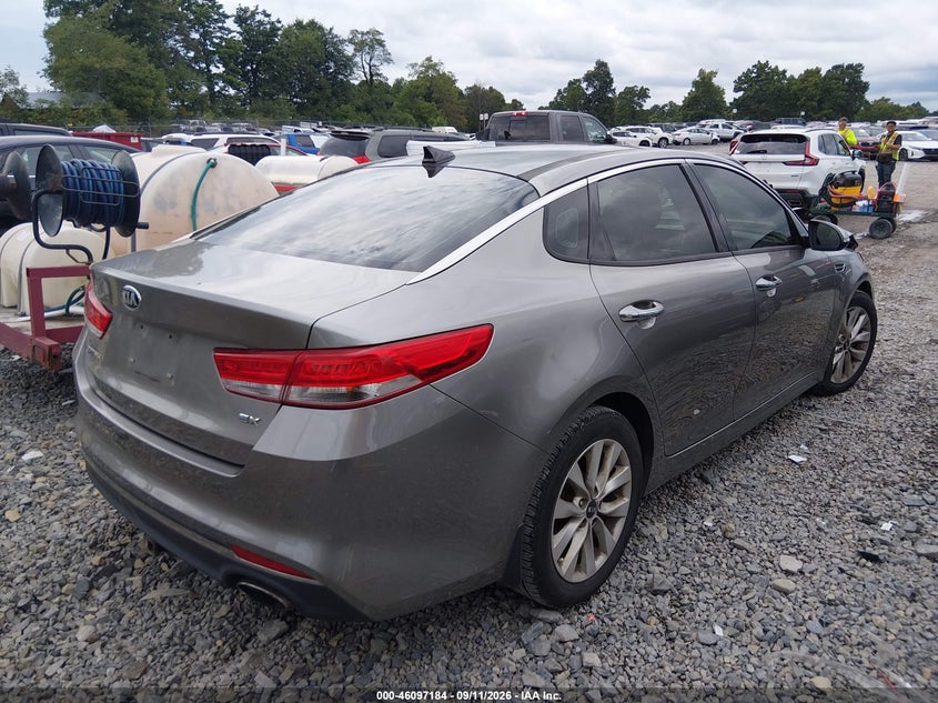 Vin: 5xxgu4l36gg107725, lot: 46596842, kia optima ex 20164