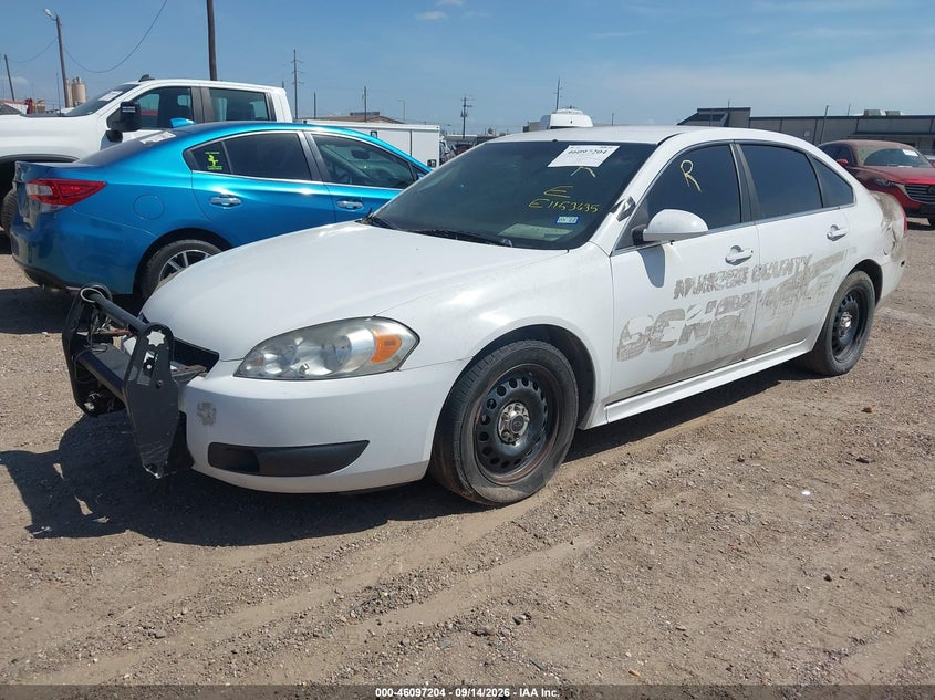 Vin: 2g1wd5e31e1153635, lot: 46596862, chevrolet impala limited police 20142