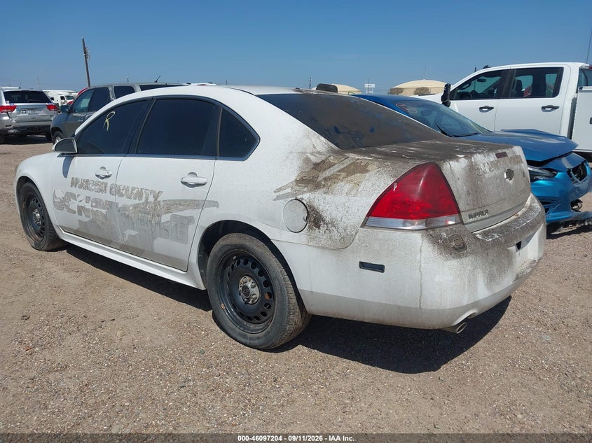 Vin: 2g1wd5e31e1153635, lot: 46596862, chevrolet impala limited police 20143