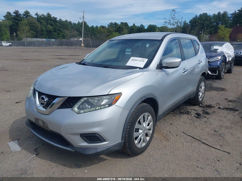 Vin: knmat2mv0fp504531, lot: 46596877, nissan rogue s 20152