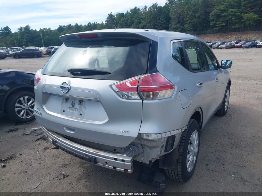 Vin: knmat2mv0fp504531, lot: 46596877, nissan rogue s 20154