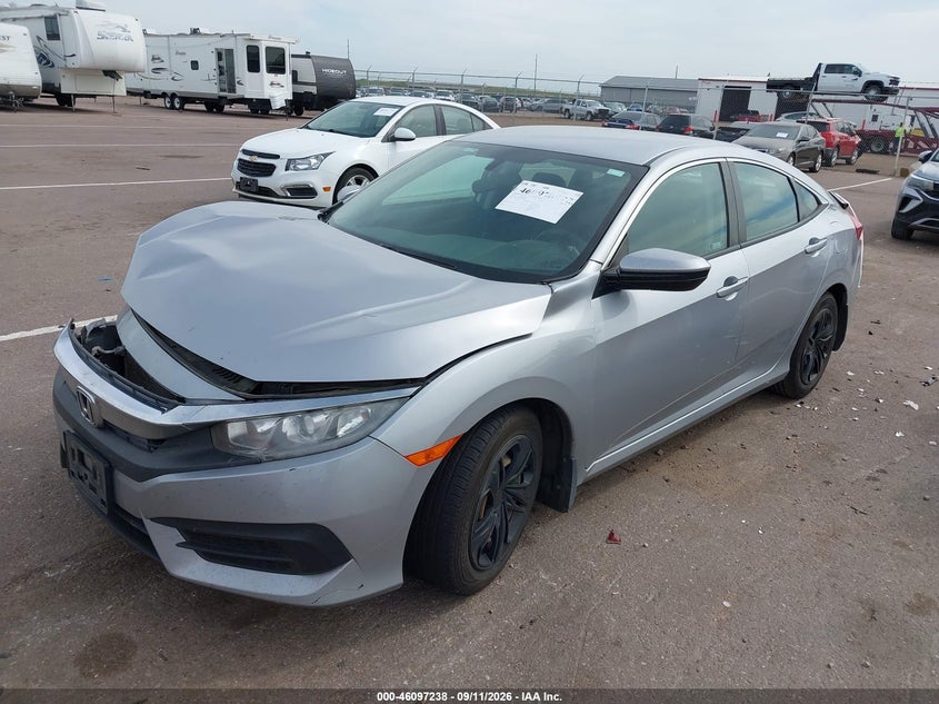Vin: 2hgfc2f50jh590148, lot: 46596896, honda civic lx 20182