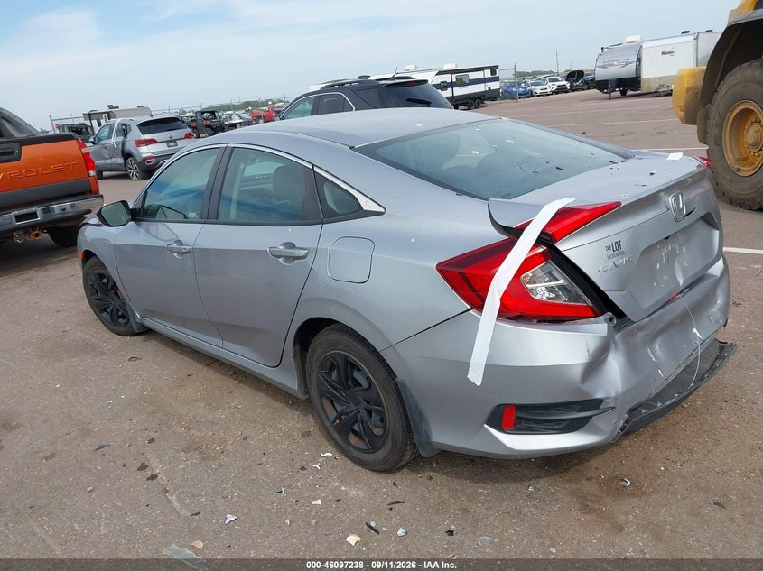 Vin: 2hgfc2f50jh590148, lot: 46596896, honda civic lx 20183