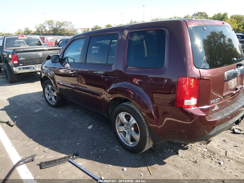 Vin: 5fnyf4h74eb042612, lot: 46596899, honda pilot ex-l 20143