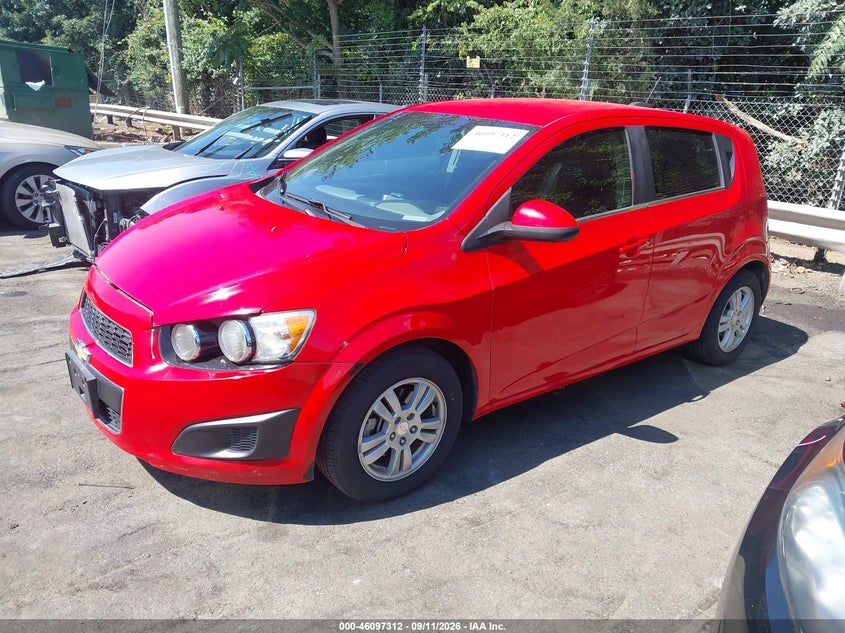 Vin: 1g1jc6sh0f4100739, lot: 46596970, chevrolet sonic lt auto 20152