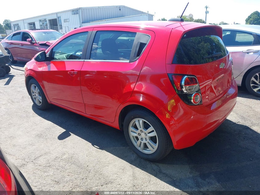 Vin: 1g1jc6sh0f4100739, lot: 46596970, chevrolet sonic lt auto 20153