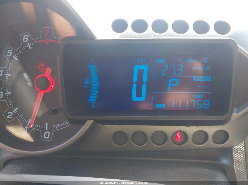 CHEVROLET SONIC 2015 VIN 1G1JC6SH0F4100739