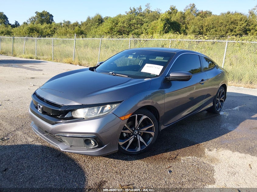 2020 Honda Civic, Right Front, IAAI, VIN 2HGFC4B84LH303232 — photo 2