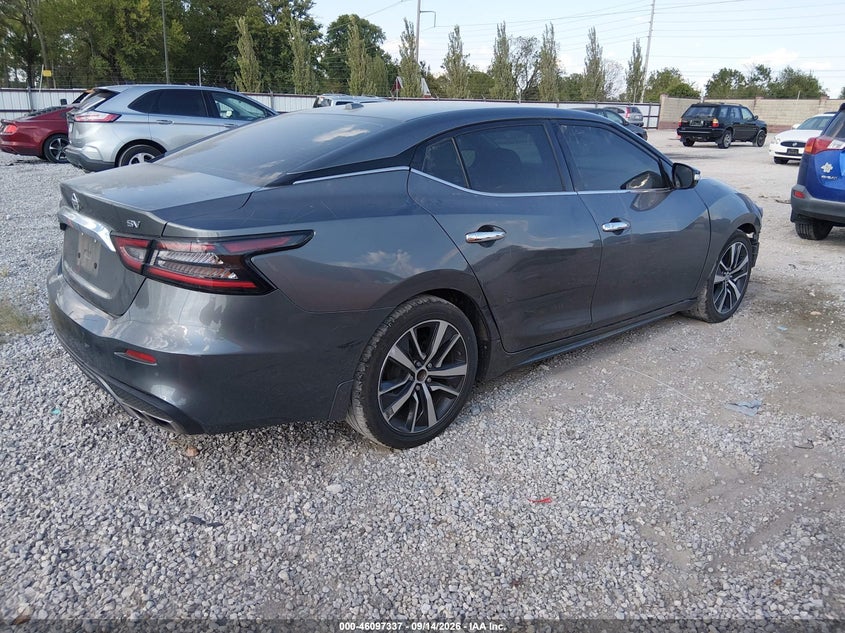 Vin: 1n4aa6cv5mc514724, lot: 46596995, nissan maxima sv xtronic cvt 20214