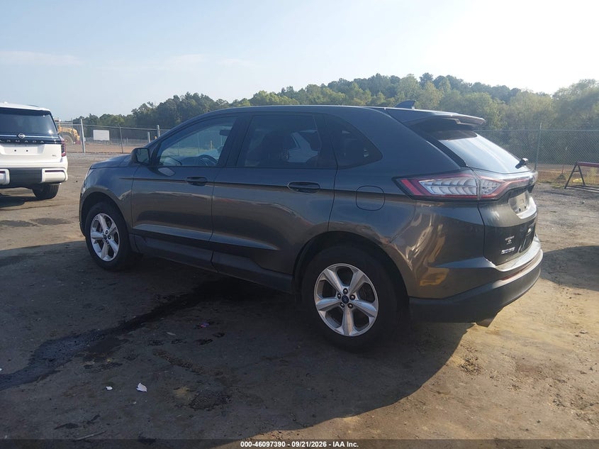 Vin: 2fmpk3g9xjbb53897, lot: 46597048, ford edge se 20183
