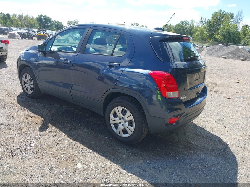 Vin: 3gncjksb3jl257699, lot: 46597096, chevrolet trax ls 20183