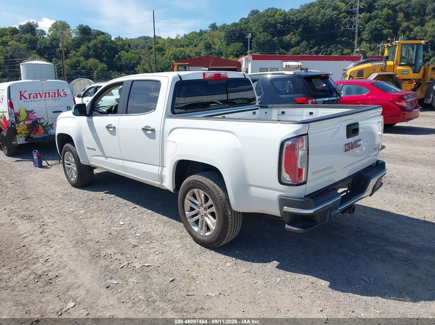 Vin: 1gtg6de37g1292323, lot: 46597122, gmc canyon slt 20163