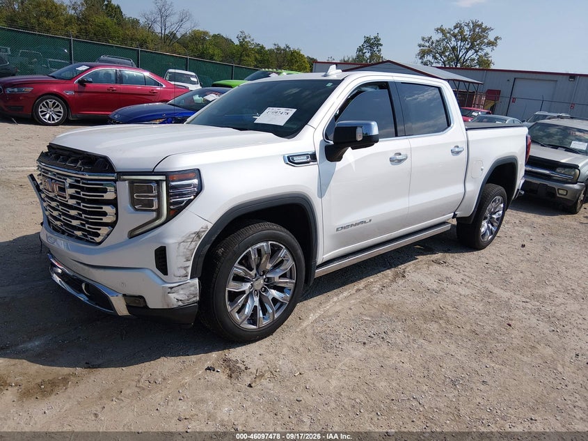 Vin: 3gtuugetxng618513, lot: 46597136, gmc sierra 1500 4wd  short box denali 20222