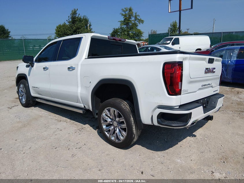 Vin: 3gtuugetxng618513, lot: 46597136, gmc sierra 1500 4wd  short box denali 20223
