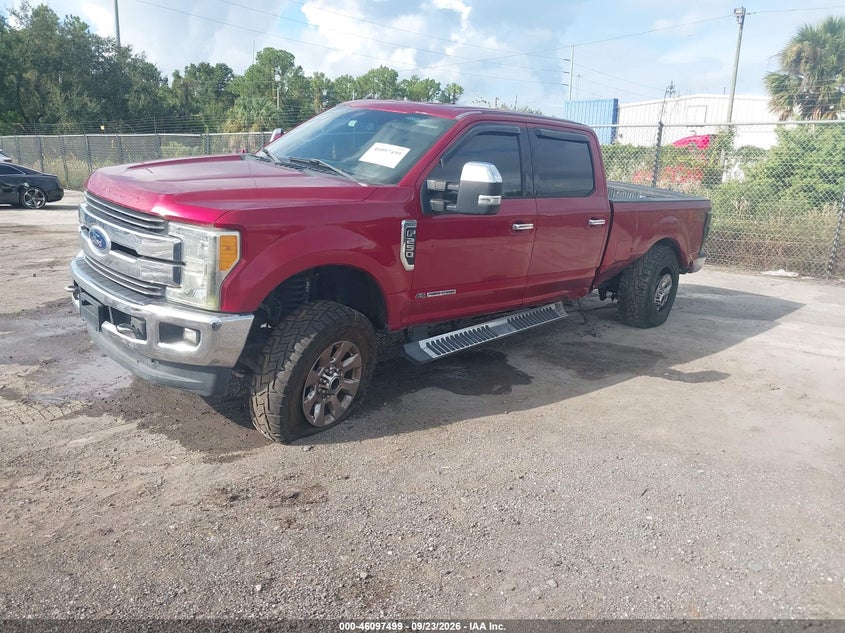 Vin: 1ft7w2bt2hec41556, lot: 46597157, ford f-250 lariat 20172