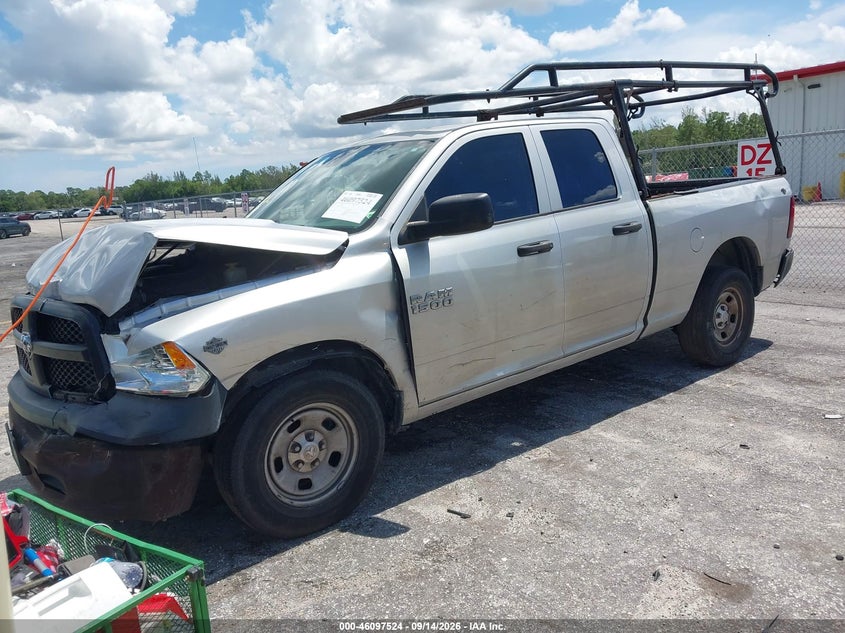 Vin: 1c6rr6fg7hs655204, lot: 46597182, ram 1500 tradesman  4x2 6'4 box 20172