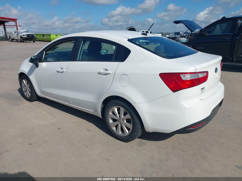 Vin: knadn4a35f6440379, lot: 46597208, kia rio ex 20153
